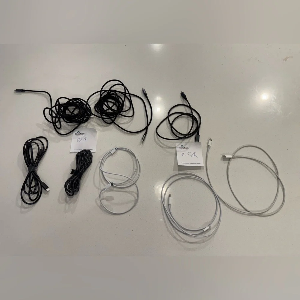 8 Charging Cords Lightning to USB C